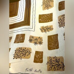 Faith Austin vintage fashion scarf